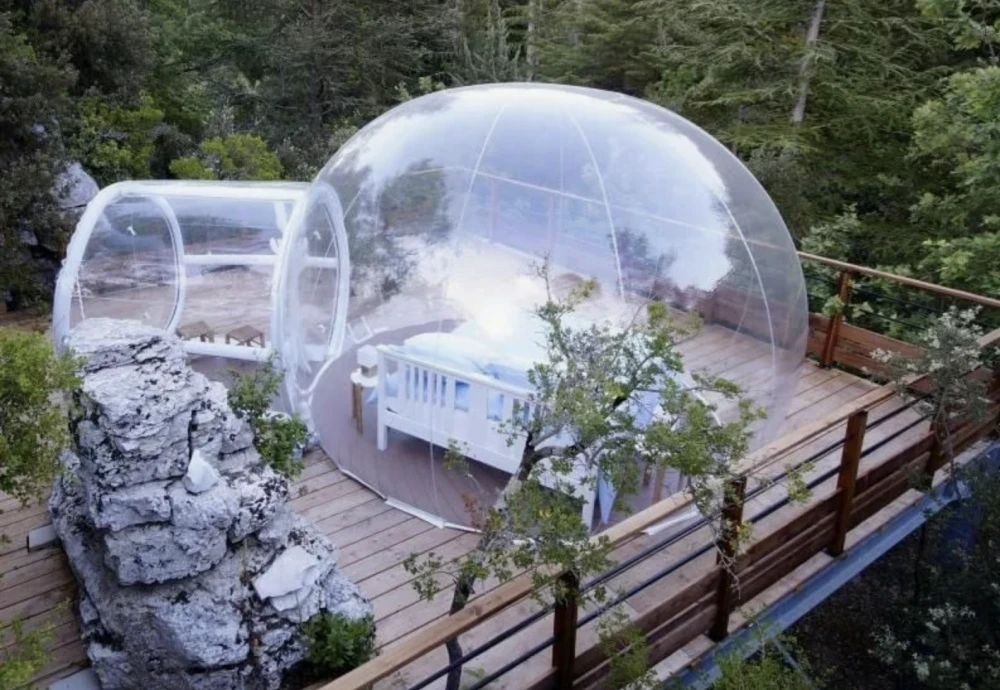 clear camping bubble tent